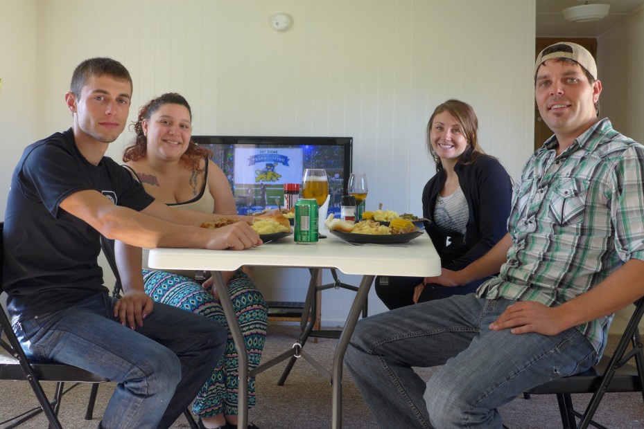 Thanksgiving with our new friends