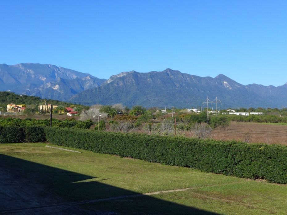 mountain view from our hotel San Carlos