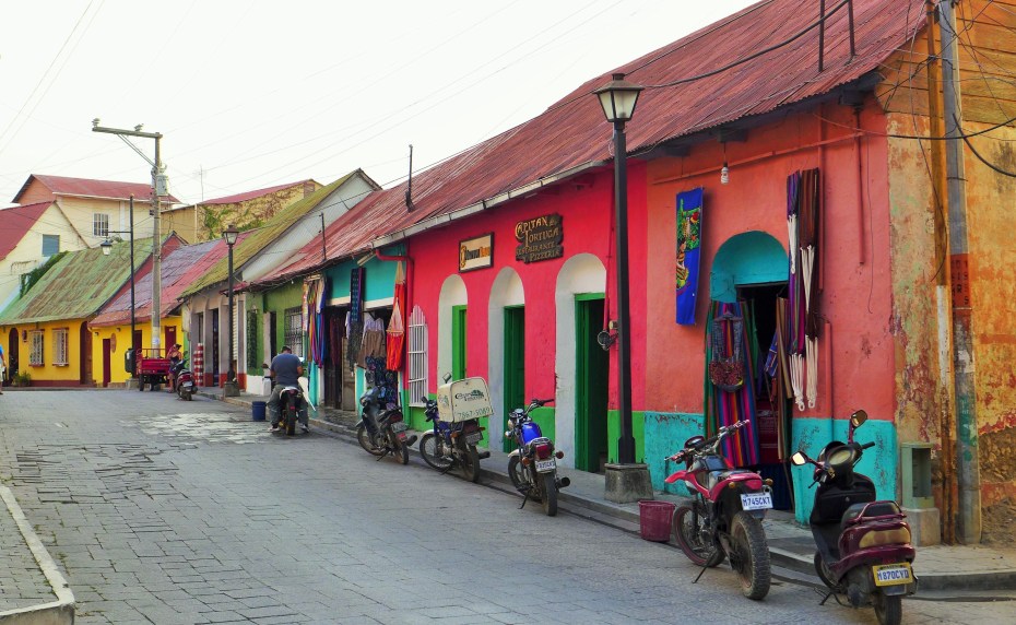 pretty colours around the town of Flores