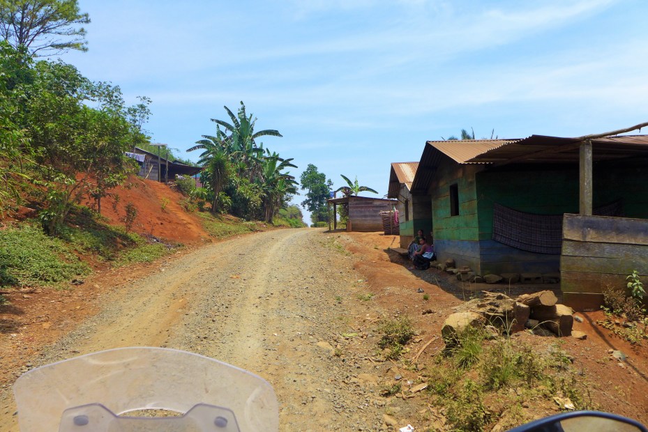 many small villages along the way