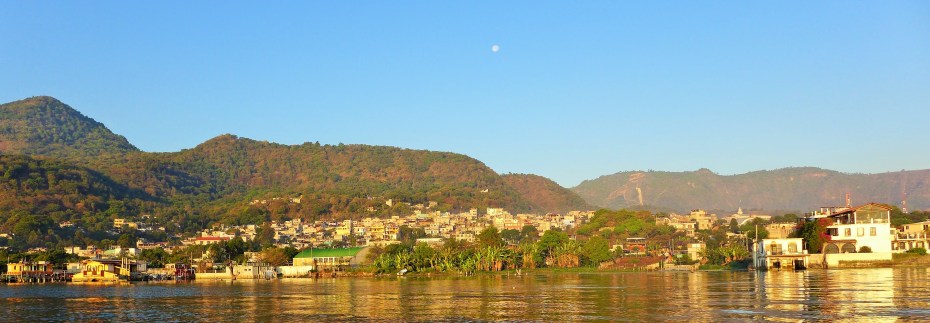 San Pedro from the lake