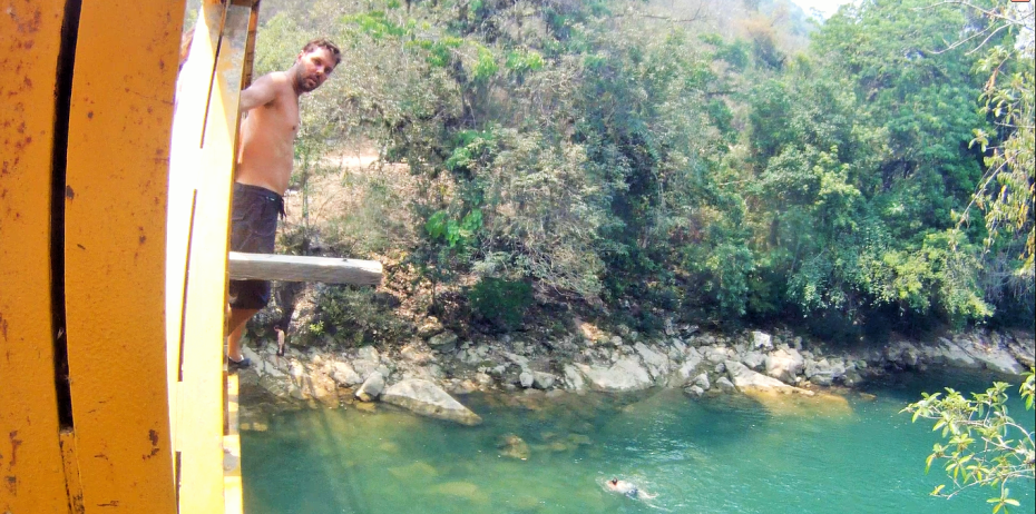 keep legs closed and arms in