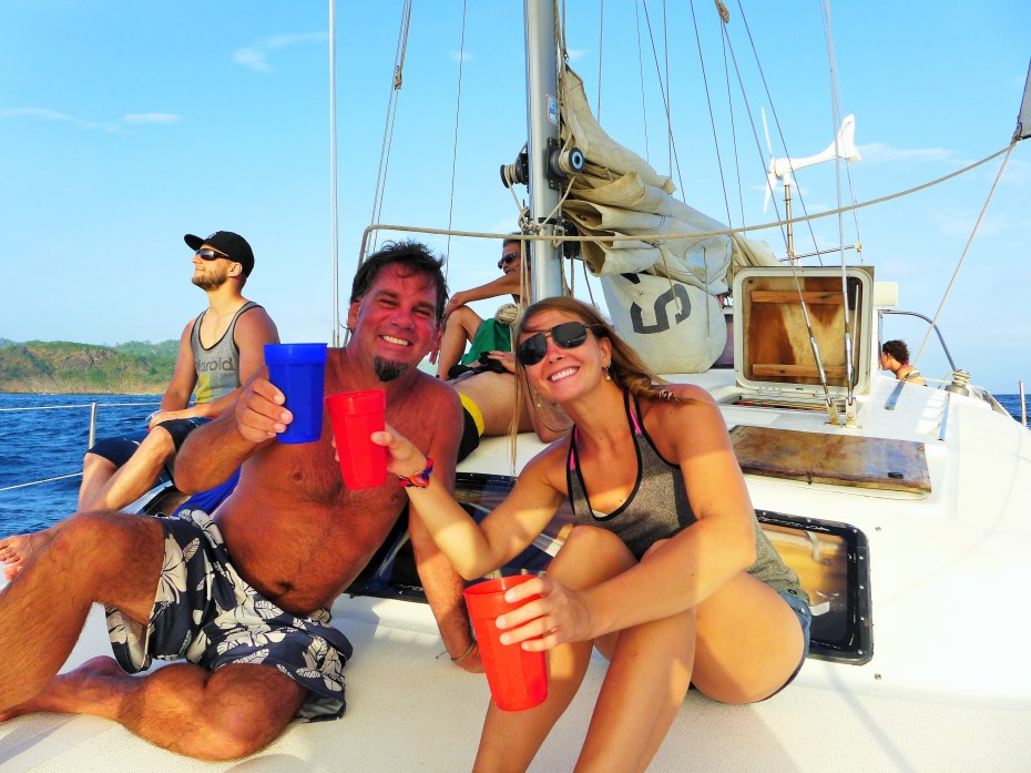 New amigo Johnny and first mate Jenn