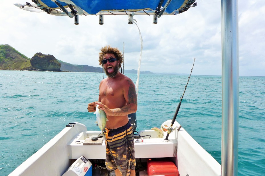 Captain Robby with the only small Jack travelle to touch the deck all day