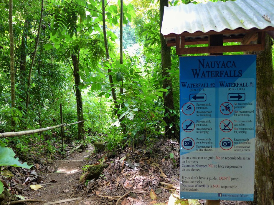 there was trails to the upper and lower falls