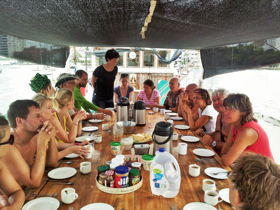 the Stahlrattes full house dinner table