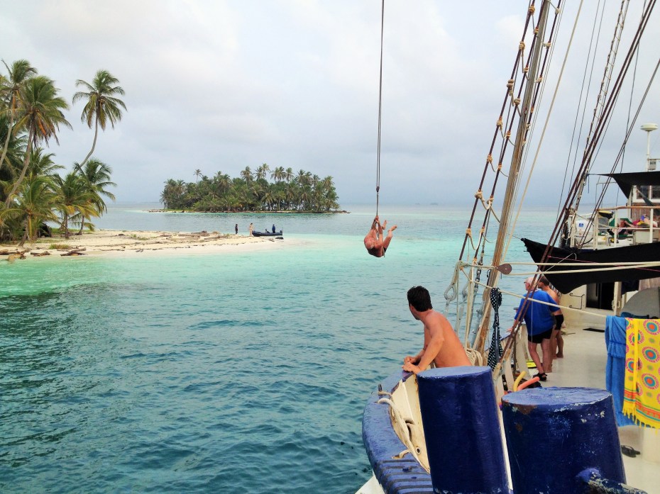 65 year old Mike pulling backflips off the swing