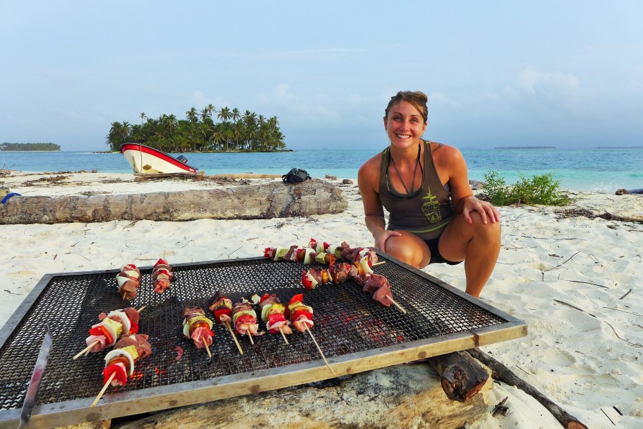 amazing dinner on secluded isle Coco Bandero