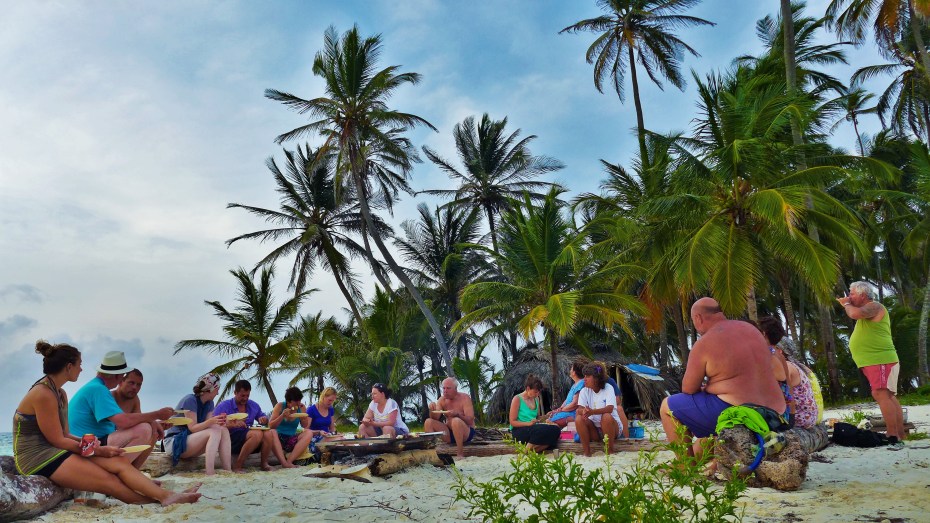 BBQ with new friends