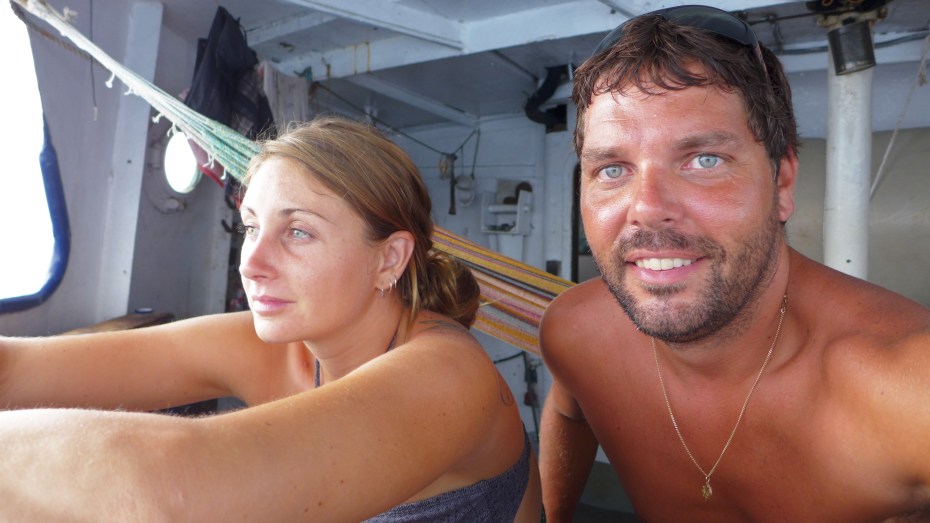 I'm waiting for Jenn to feed the fish