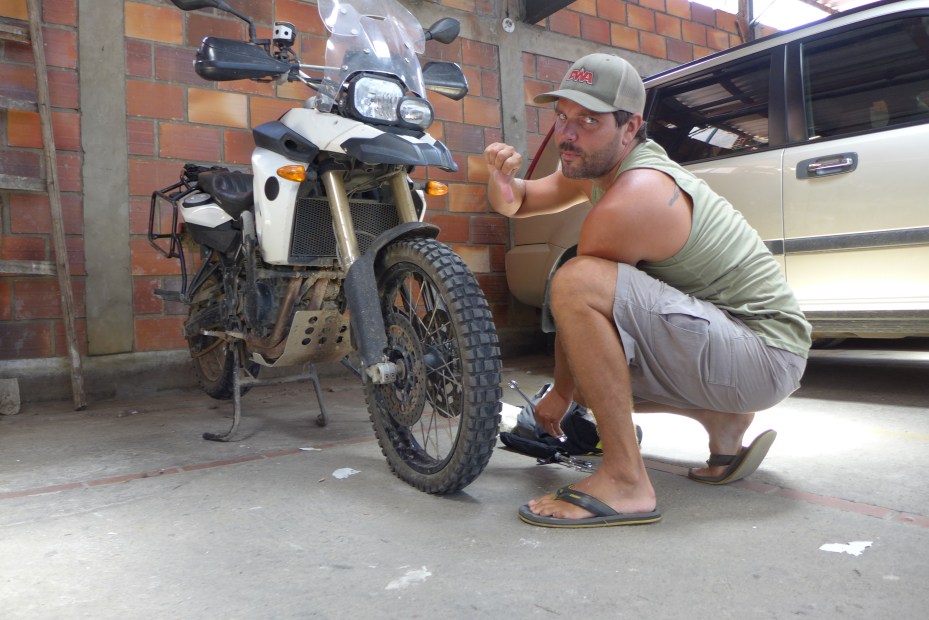 only 2nd flat of the trip, I should be happier I guess