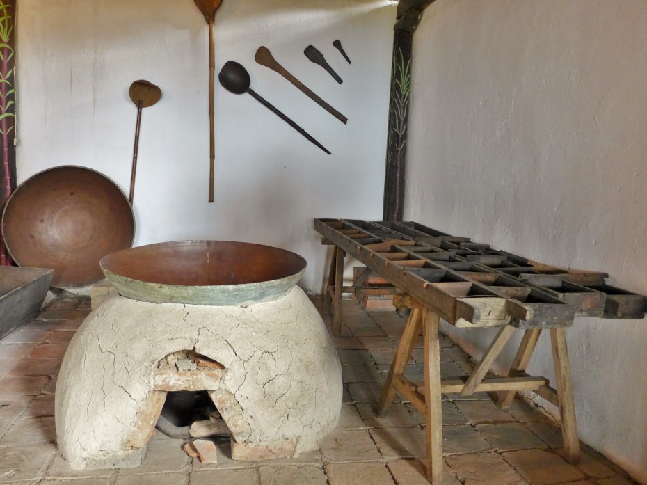 sugarcane impurities would be boiled off in this caldron 