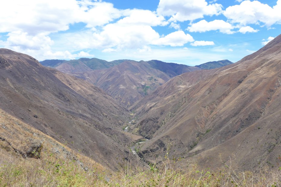 Ande mountains near Ecuador border