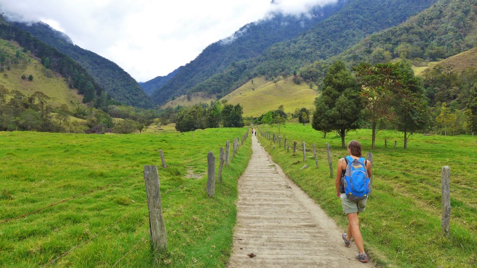 trekking Cocora valley