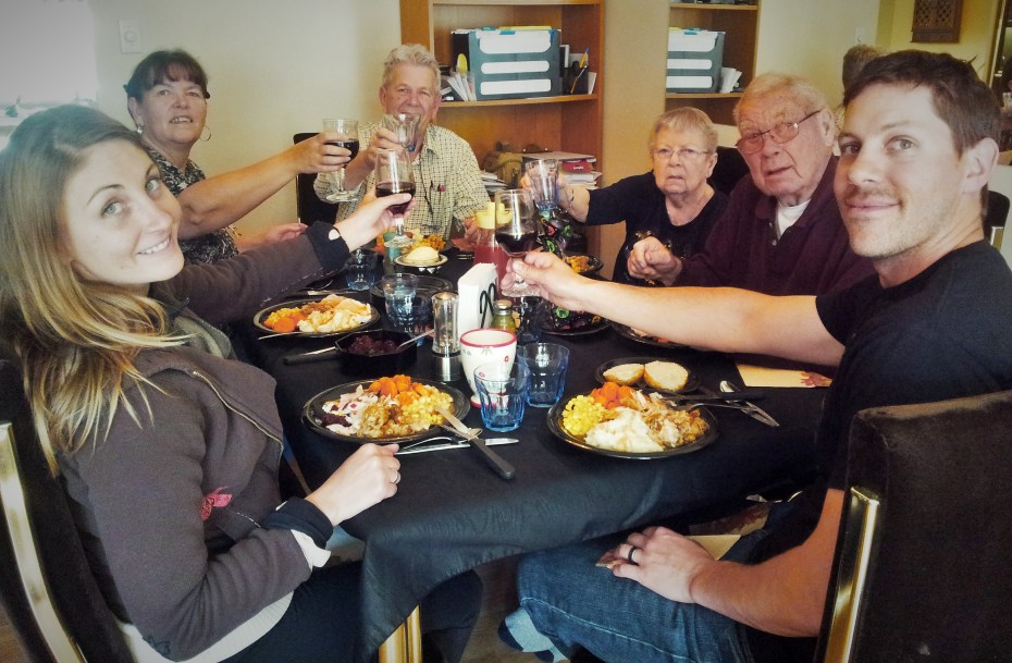 thanksgiving 2015 was about giving thanks for our great family and friends