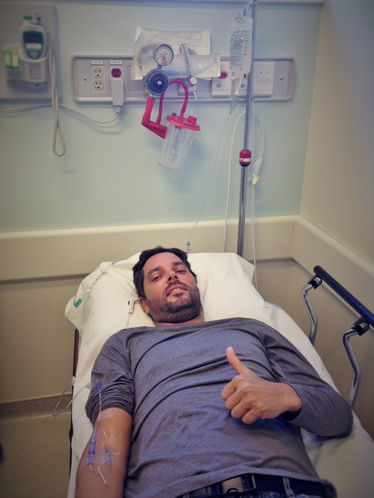 much easier to communicate symptoms here back in Canada versus Colombia