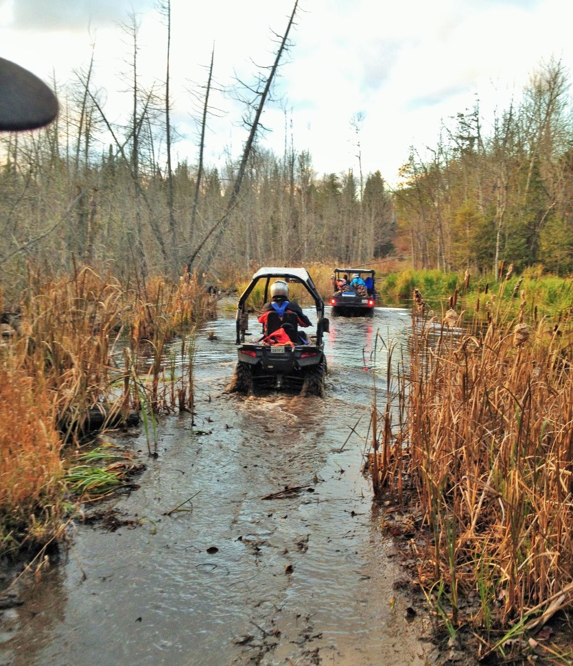 getting dirty this time on 4 wheels