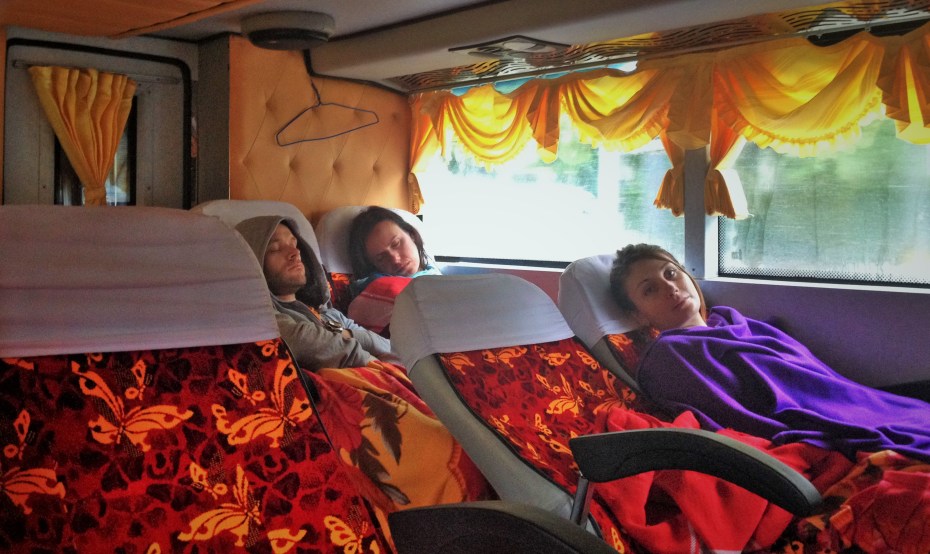 5ft 3inch Jenn can sleep anywhere....me not so much!