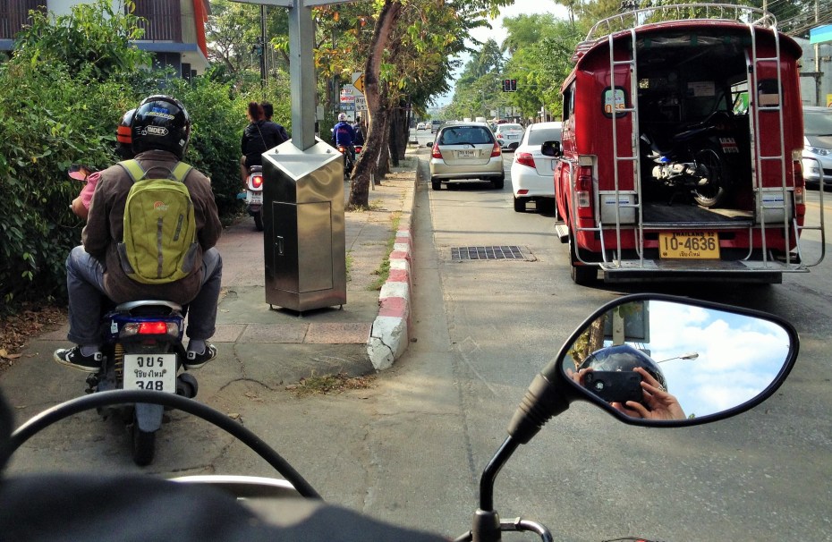 using the "passing" lane