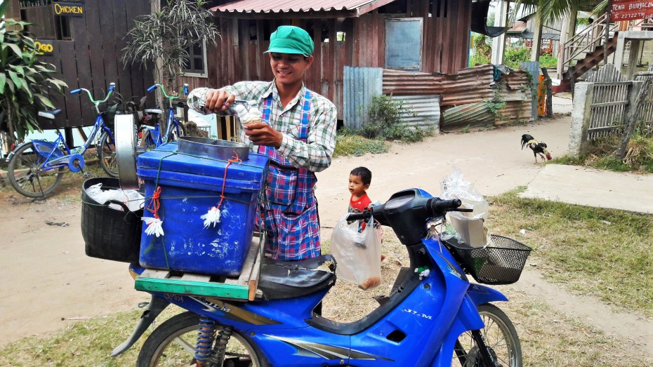 Soft serve ice cream delivered to our door