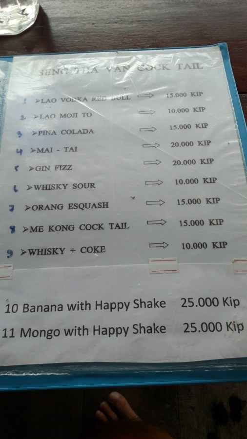 $4.50 buys "happiness" in Vang Vieng