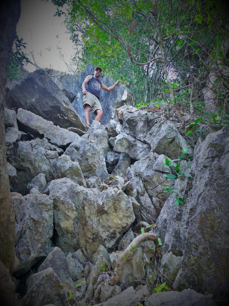 and it just kept getting steeper