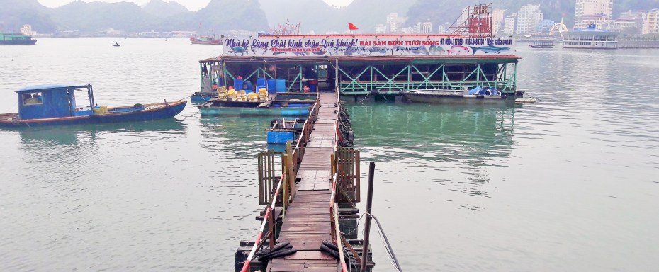 Many floating restaurants around Cat Ba. Most were closed when we were there.