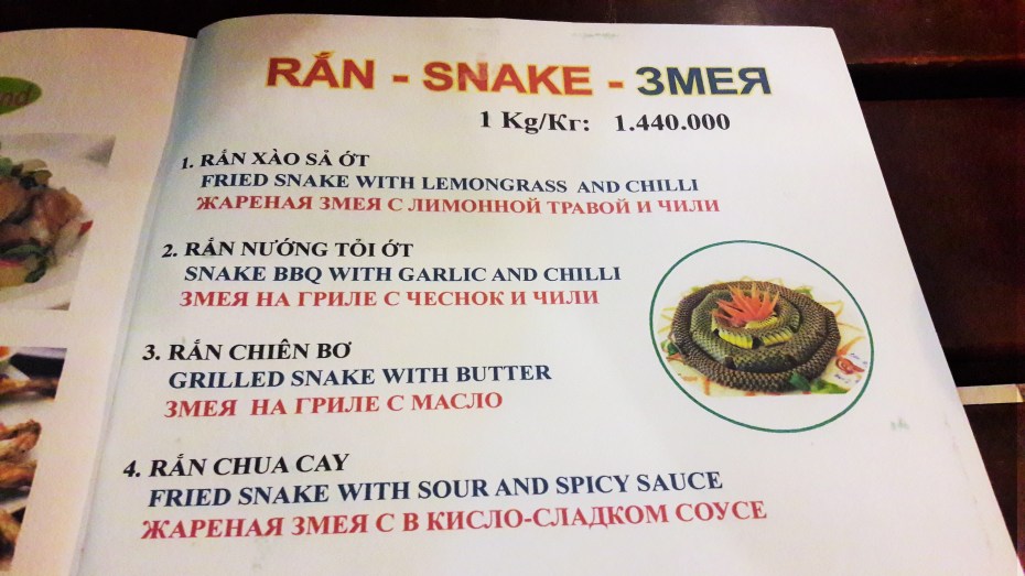 Snake. About $100cdn per kg.