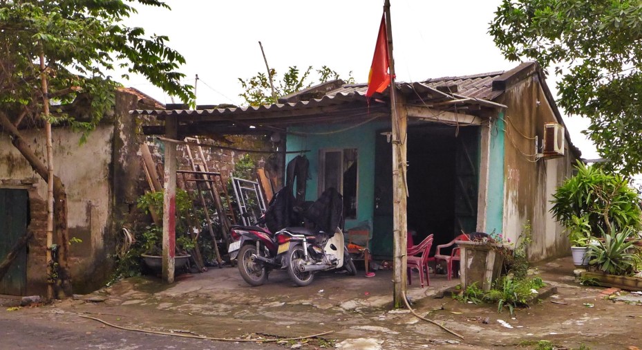 Homes around the island